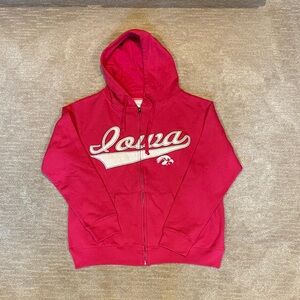 NWOT Hot pink Iowa Hoodie